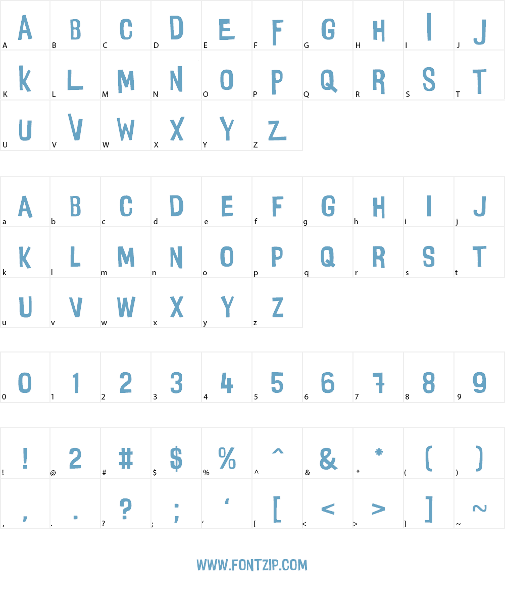 Your Shirt's Inside Out! Font Character